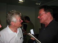 Barry Miles and Carl Weissner at NL@50 Barry Miles and Carl Weissner at NL@50