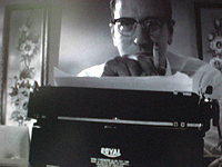 William Burroughs as portrayed in Ed Buhr's film The Japanese Sandman