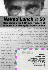 Naked Lunch at 50 at the Poetry Project